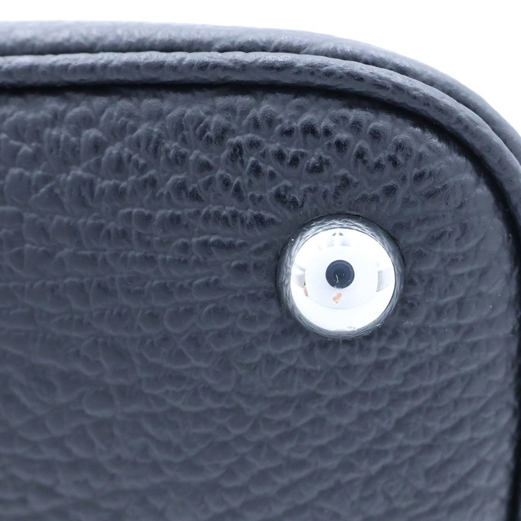 Maison Margiela(メゾンマルジェラ) 5AC ミニ チェーンショルダーバッグ ハンドバッグ ブラック レザー S56WG0081 シルバー金具 レディース