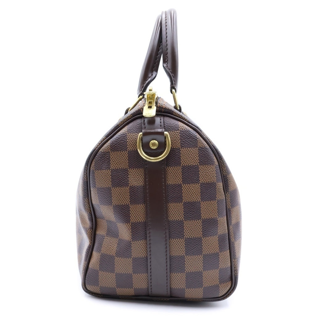LOUIS VUITTON(ルイヴィトン) スピーディ 25 バンドリエール ハンドバッグ ショルダーバッグ ダミエ PVCレザー ブラウン レディース