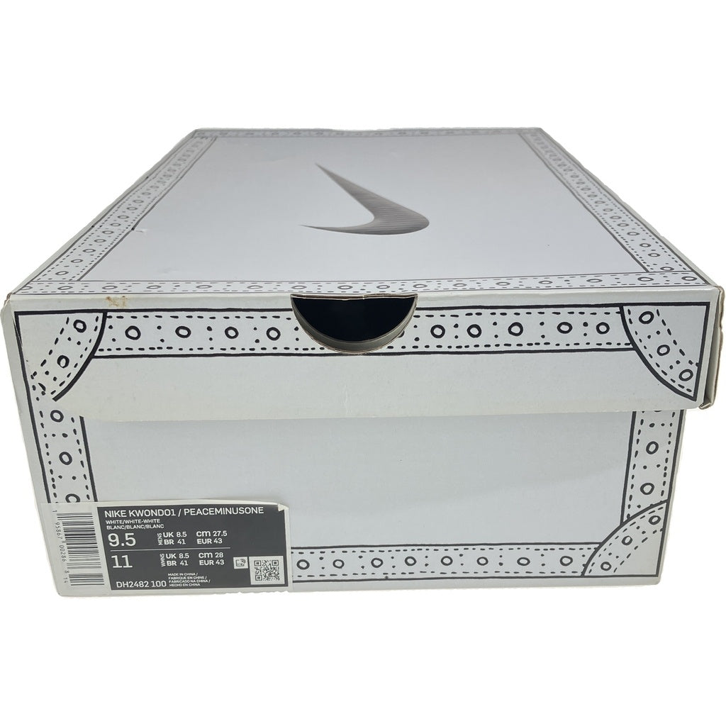 NIKE(ナイキ) PEACEMINUSONE NIKE Kwondo 'White' クウォンド 1 ホワイト×ホワイト スニーカー ローカット DH2482-100
