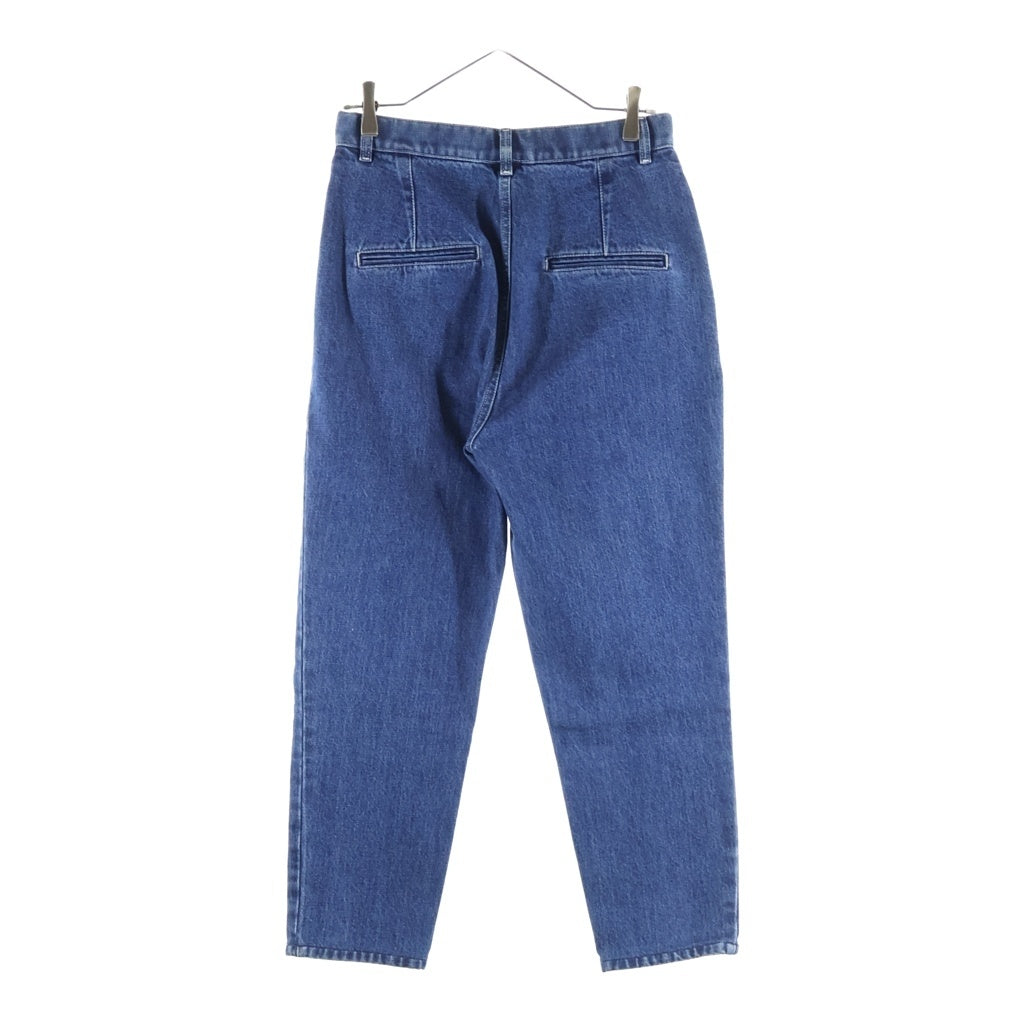 CHANEL(シャネル) 2020AW タックテーパードデニムパンツ ブルー P64118V60185 レディース