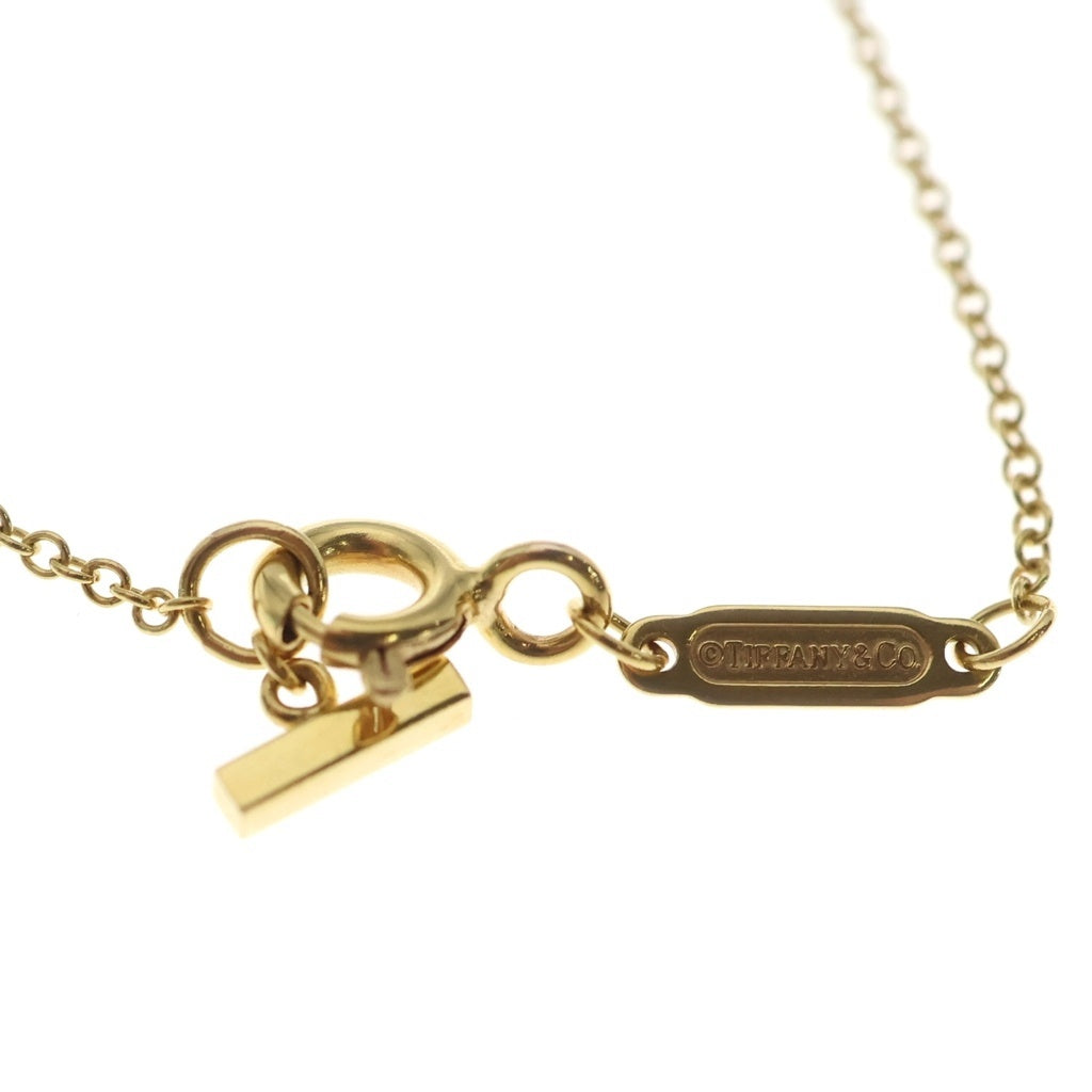 TIFFANY & Co.(ティファニー) Tスマイル ミニ ダイヤ ネックレス ペンダント チェーン イエローゴールド Au750YG