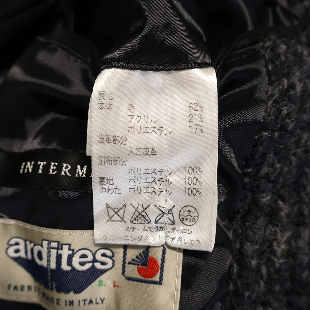 NO BRAND(ノーブランド) ardites アルディテス ハーフ コート アウター ネイビー