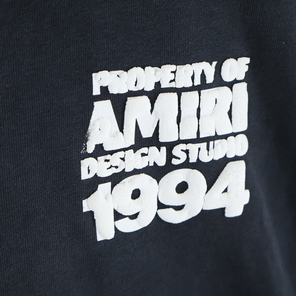 AMIRI(アミリ) 26AW Property Of Amiri 1994 Skate Tシャツ カットソー コットン ブラック AMTOJR1160