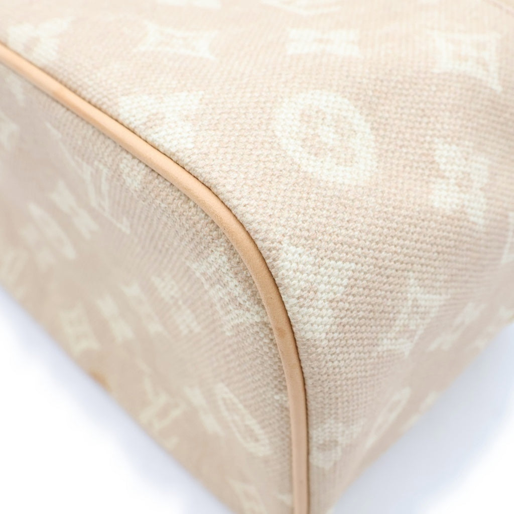 LOUIS VUITTON(ルイヴィトン) ニース・ミニ モノグラム バニティバッグ メイクポーチ ハンドバッグ ベージュ レザー M15170 ゴールド金具 レディース