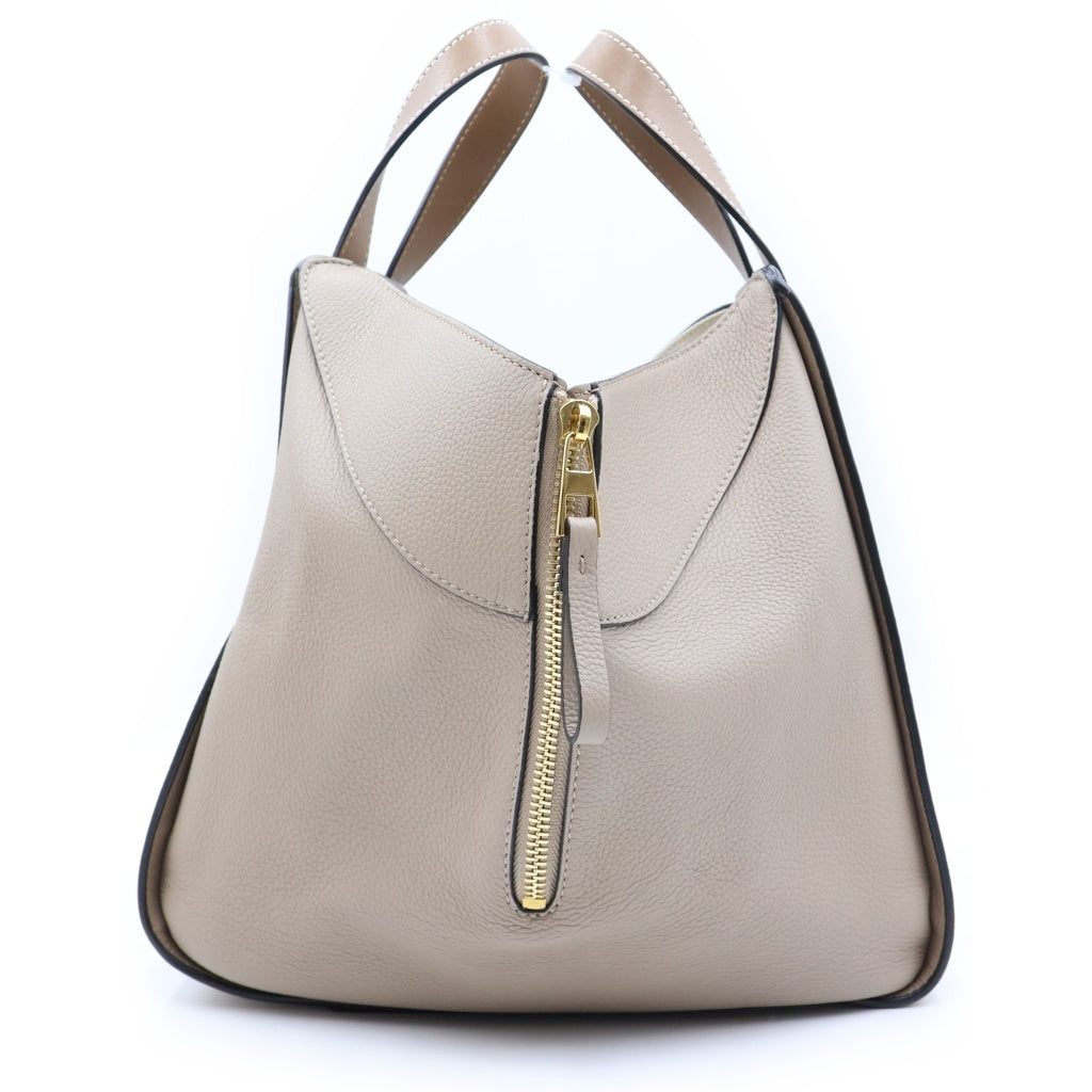 LOEWE(ロエベ) ハンモック スモール ハンドバッグ 2wayショルダー アナグラム レザー ブラウン/グレージュ レディース