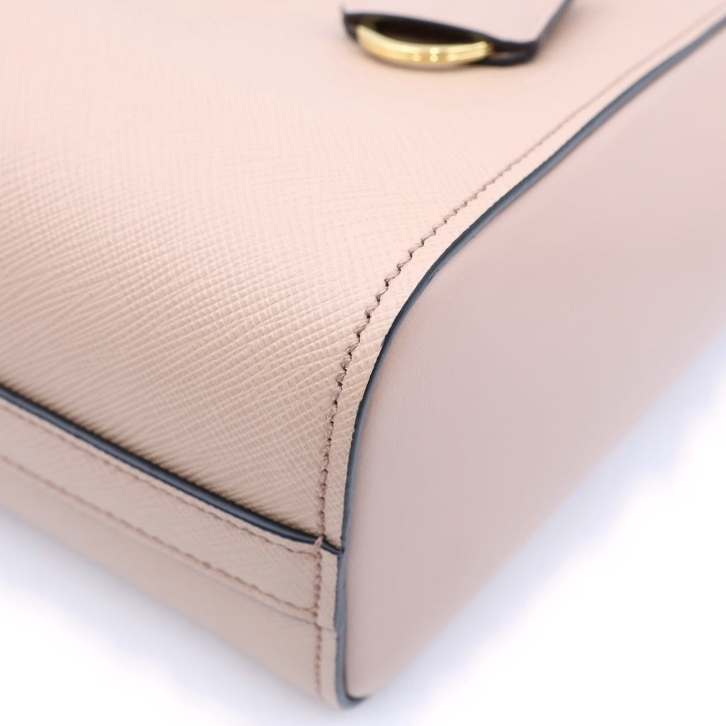 PRADA(プラダ) 2WAYショルダー ハンドバッグ サフィアーノ レザー ピンクベージュ 1BA113 レディース