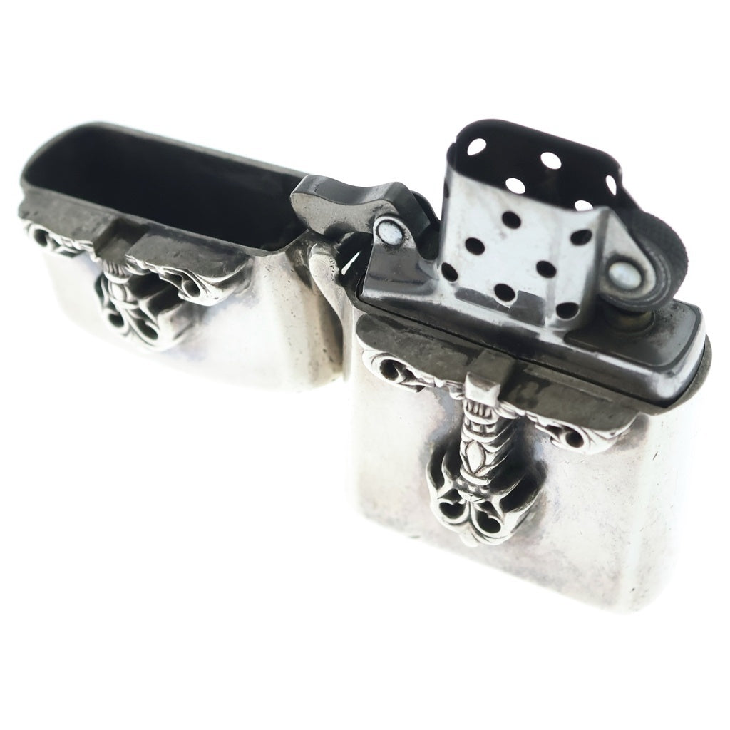 CHROME HEARTS(クロムハーツ) ZIPPO LIGHTERZ-V5 フィリグリークロスジッポライター シルバー