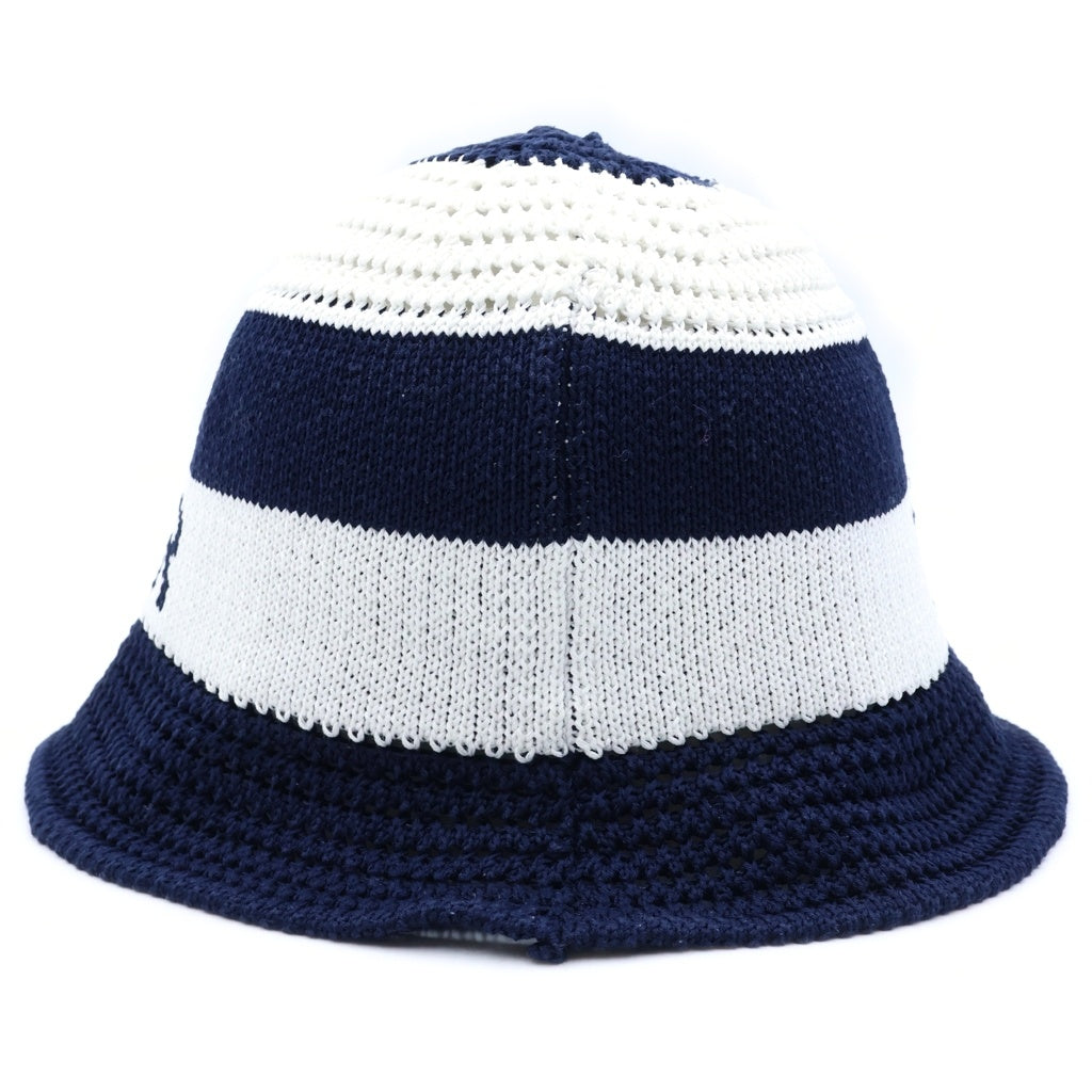 Christian Dior(クリスチャンディオール) D-TULIPE クロシュハット バケットハット 帽子 メッシュ ネイビー/ホワイト 31CDE985I131 レディース