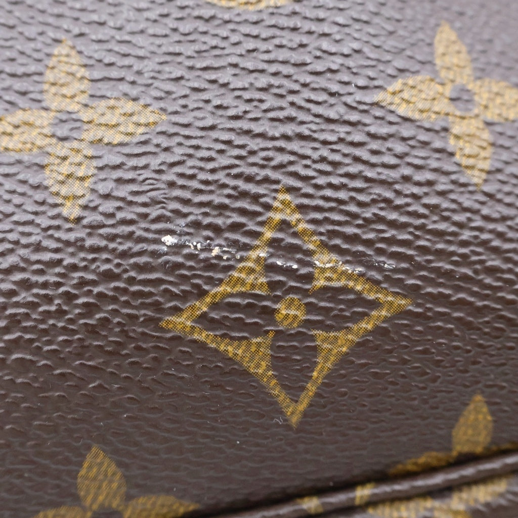 LOUIS VUITTON(ルイヴィトン) モノグラム ポシェット アクセソワール ポーチ PVC/レザー ブラウン M51980