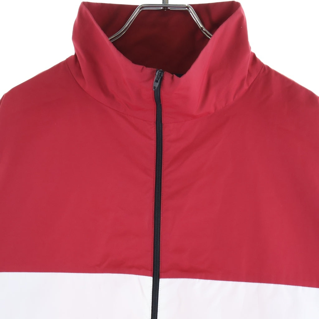 BALENCIAGA(バレンシアガ) TRACKSUIT POPLIN SHIRT JACKET ジャケット ナイロン レッド×ブラック×ホワイト 508903