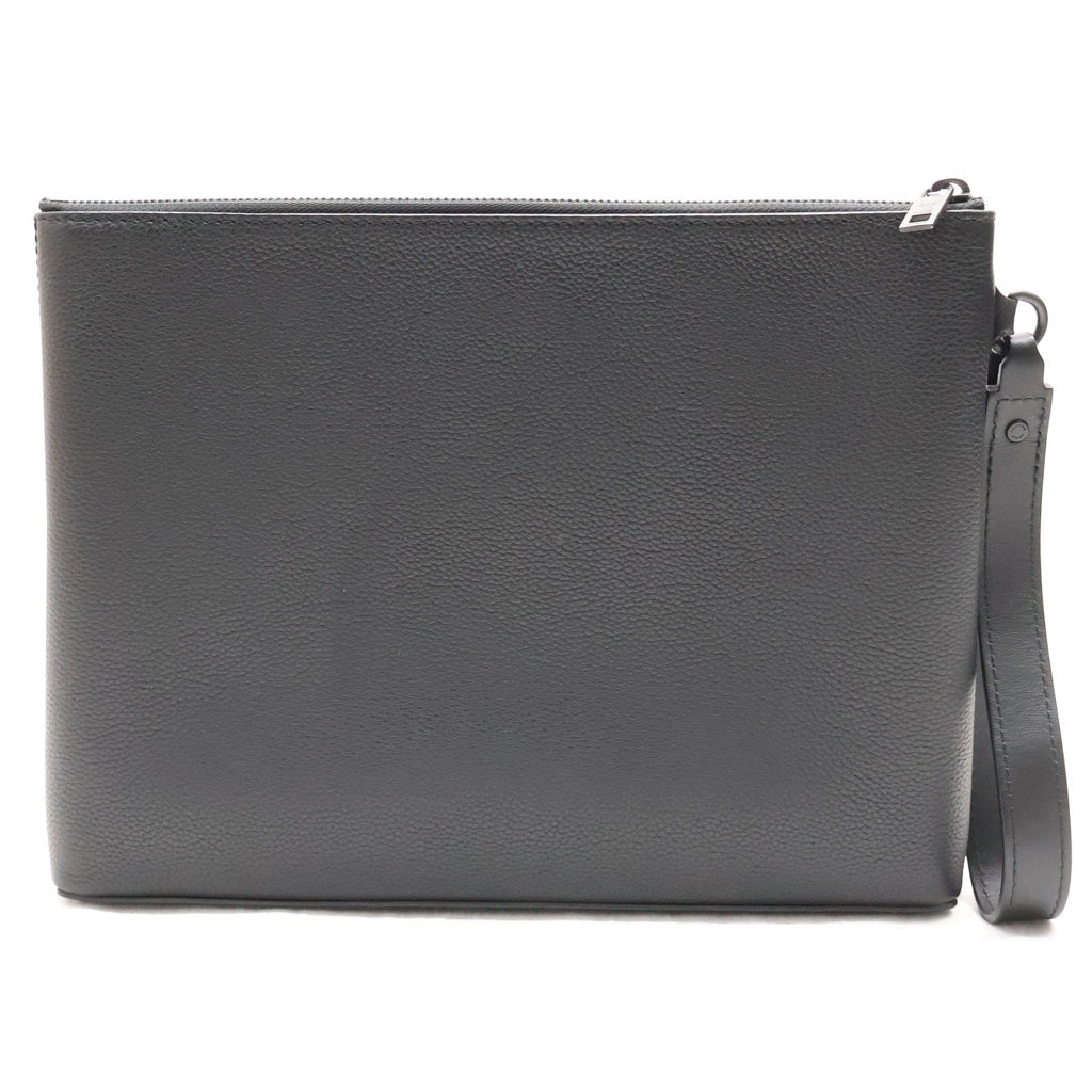 LOUIS VUITTON(ルイヴィトン) LVアエログラム ポシェットクラッチバッグ セカンドバッグ ブラック ノワール レザー×PVC M69837