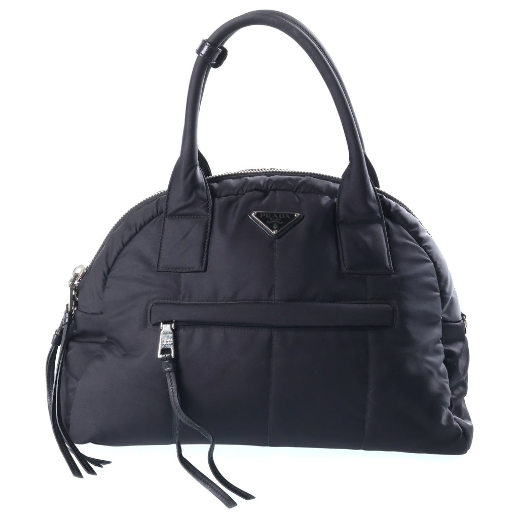 PRADA(プラダ) テスート 2Way ハンド ショルダーバッグ トライアングルロゴ ナイロン ブラック BL0881 レディース