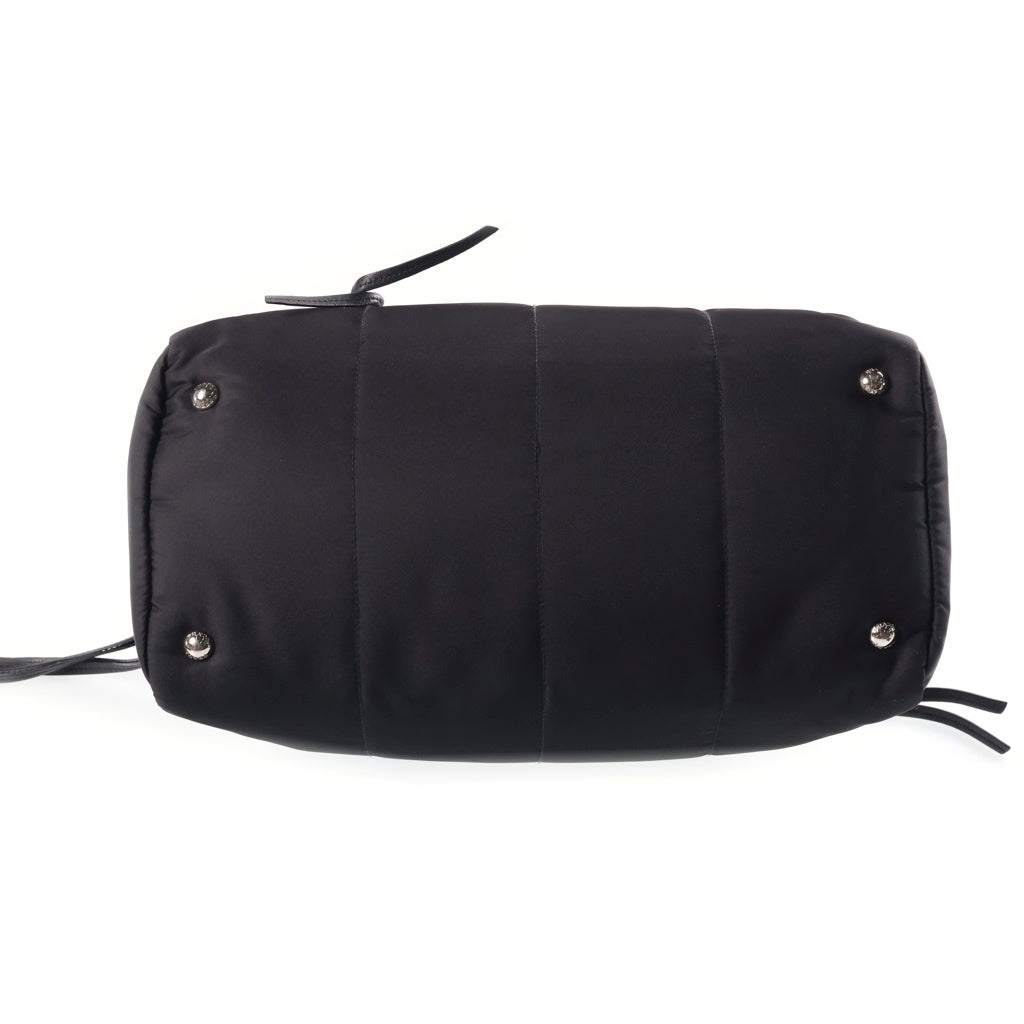 PRADA(プラダ) テスート 2Way ハンド ショルダーバッグ トライアングルロゴ ナイロン ブラック BL0881 レディース