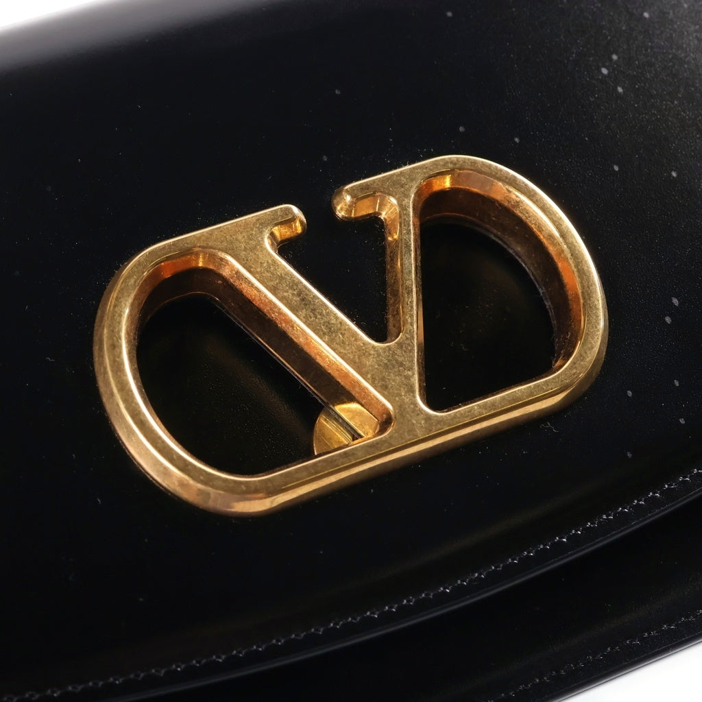 VALENTINO(ヴァレンティノ) Vain ワンショルダーバッグ ブラック カーフスキン WB0R93GCB ゴールド金具 レディース