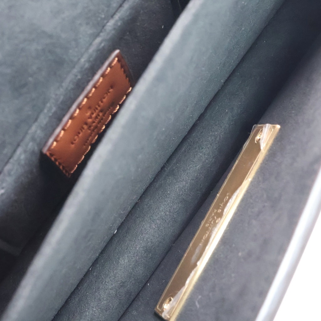 LOUIS VUITTON(ルイヴィトン) モノグラムリバース ドーフィーヌEW ハンド ショルダーバッグ ゴールド金具 ブラウン M46757 RFID