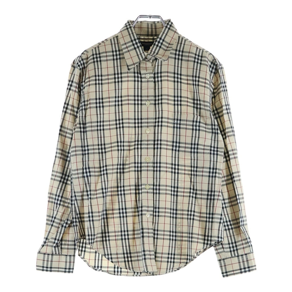 BURBERRY(バーバリー) ノバチェック シャツ ベージュ コットン