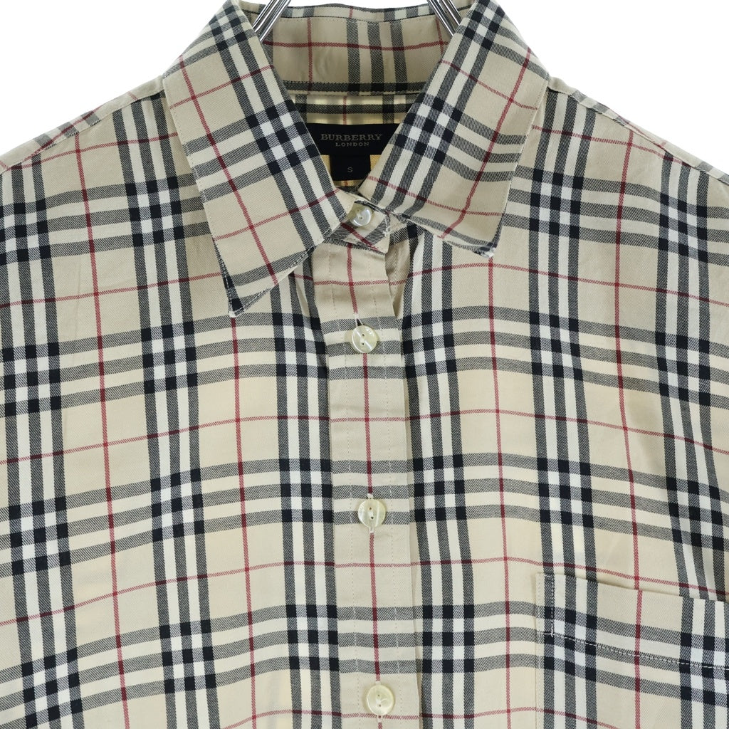 BURBERRY(バーバリー) ノバチェック シャツ ベージュ コットン