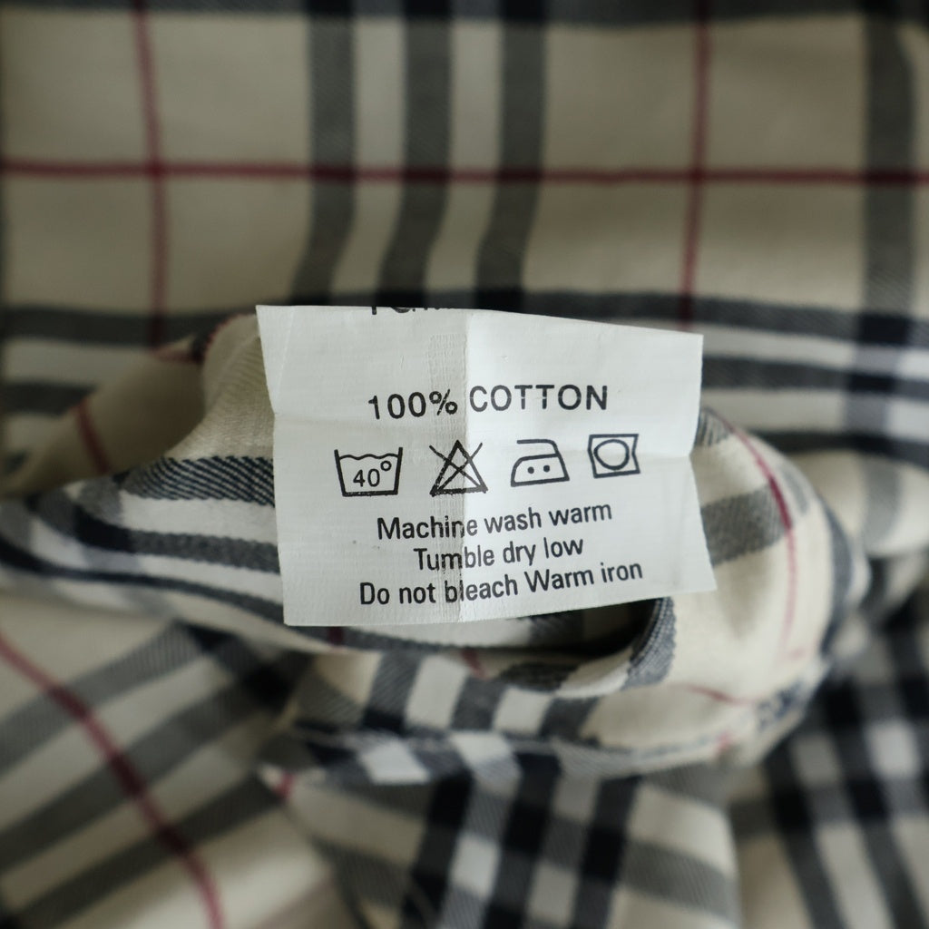 BURBERRY(バーバリー) ノバチェック シャツ ベージュ コットン