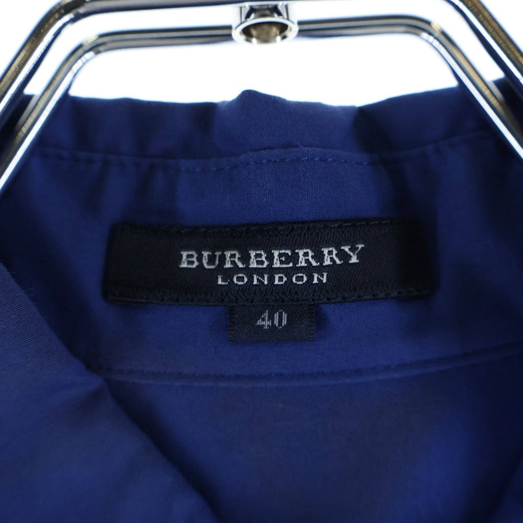 BURBERRY(バーバリー) ノバチェック シャツ ブルー コットン