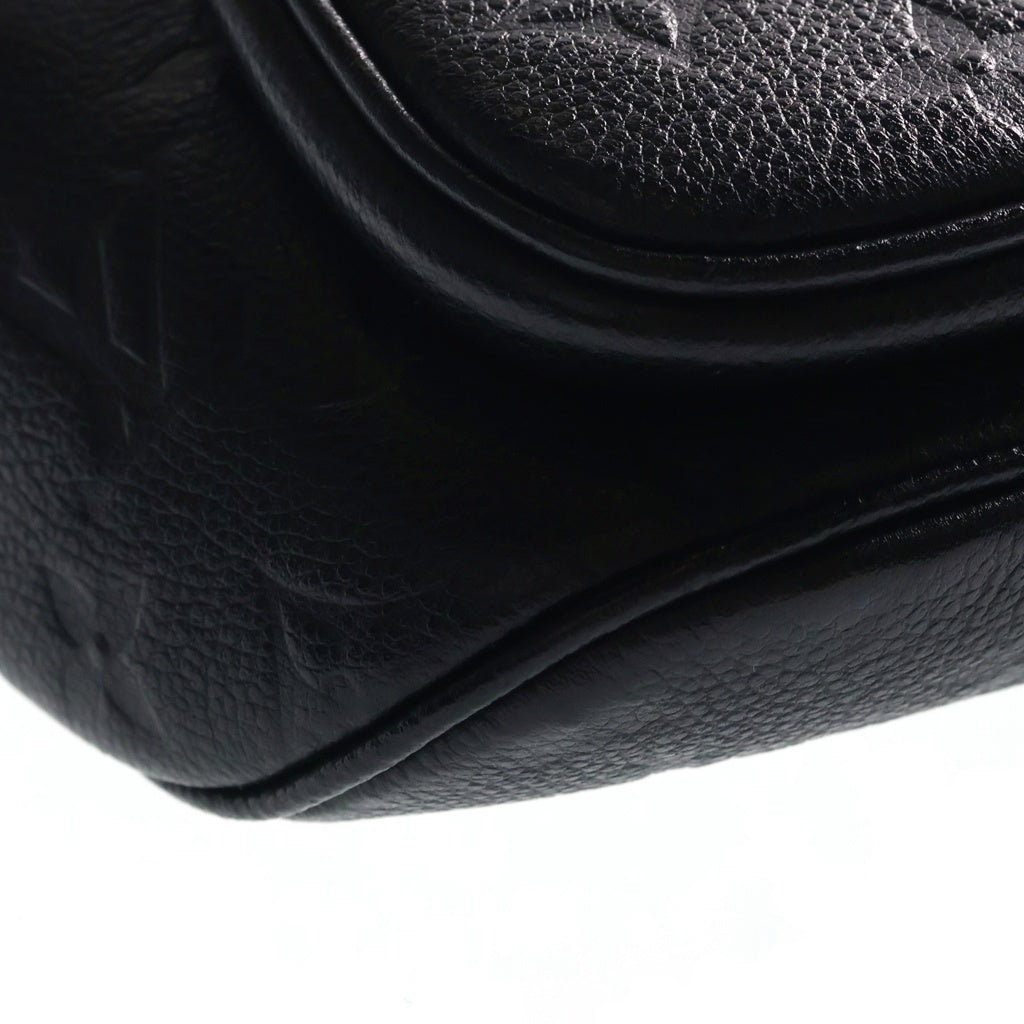 LOUIS VUITTON(ルイヴィトン) モノグラムアンプラント ミニバムバッグ ハンド ショルダーバッグ PVC/レザー ブラック M46917 RFID
