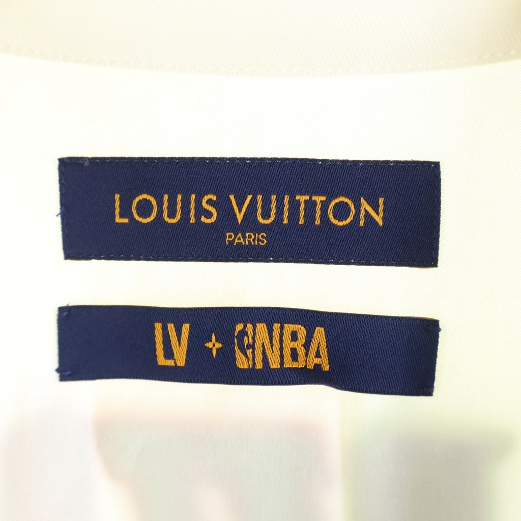 LOUIS VUITTON(ルイヴィトン) NBA 半袖 シャツ ワッペン コットン ホワイト