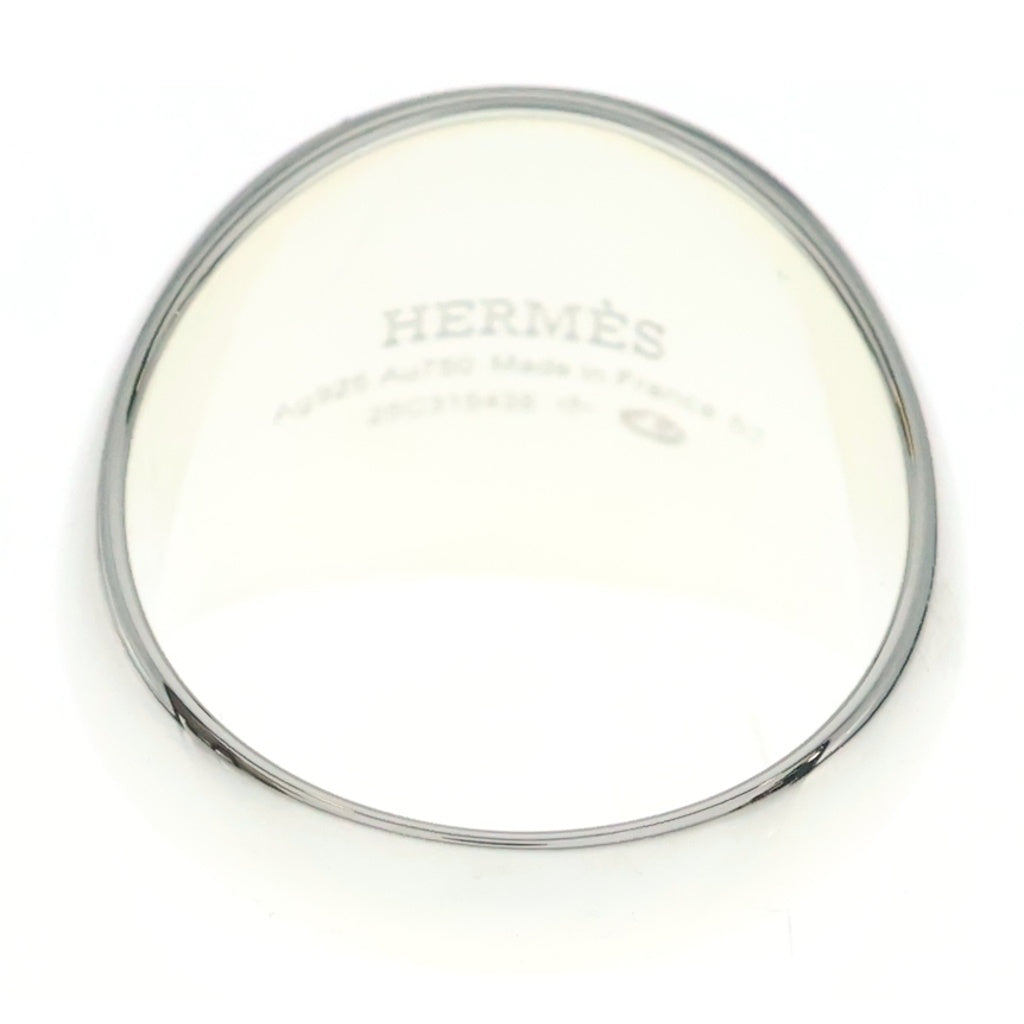 HERMES(エルメス) エクスリブリス シュヴァリエ リング ゴールド×シルバー K18PG×SV925