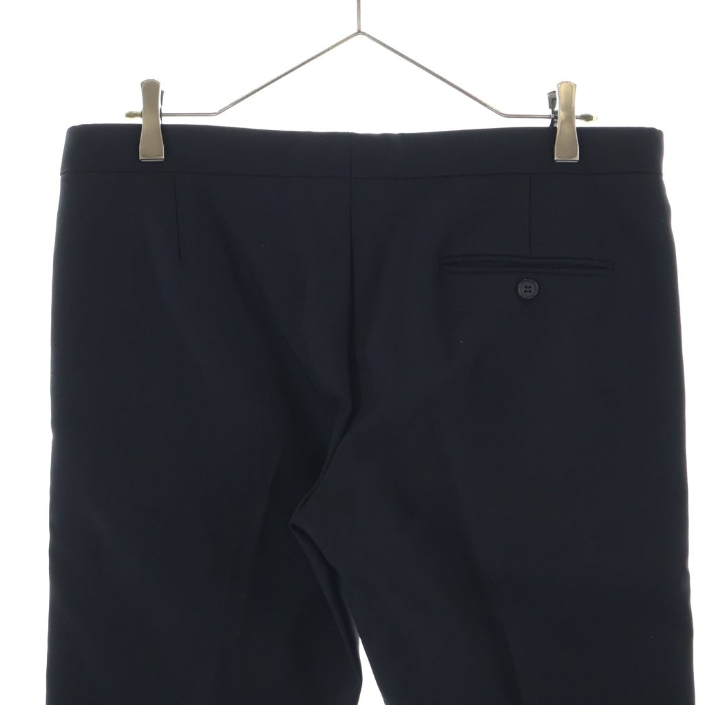 SAINT LAURENT PARIS(サンローランパリ) 13AW エディ期 側章スモーキングスラックスパンツ トラウザーズ ブラック 329943