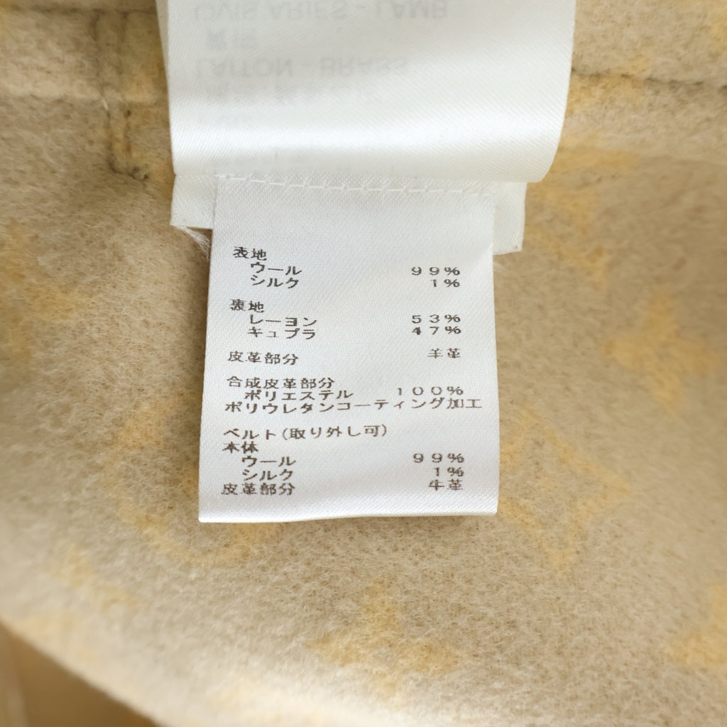 LOUIS VUITTON(ルイヴィトン) モノグラム ショートダブルラップコート ブラウンベージュ VCCW02 レディース