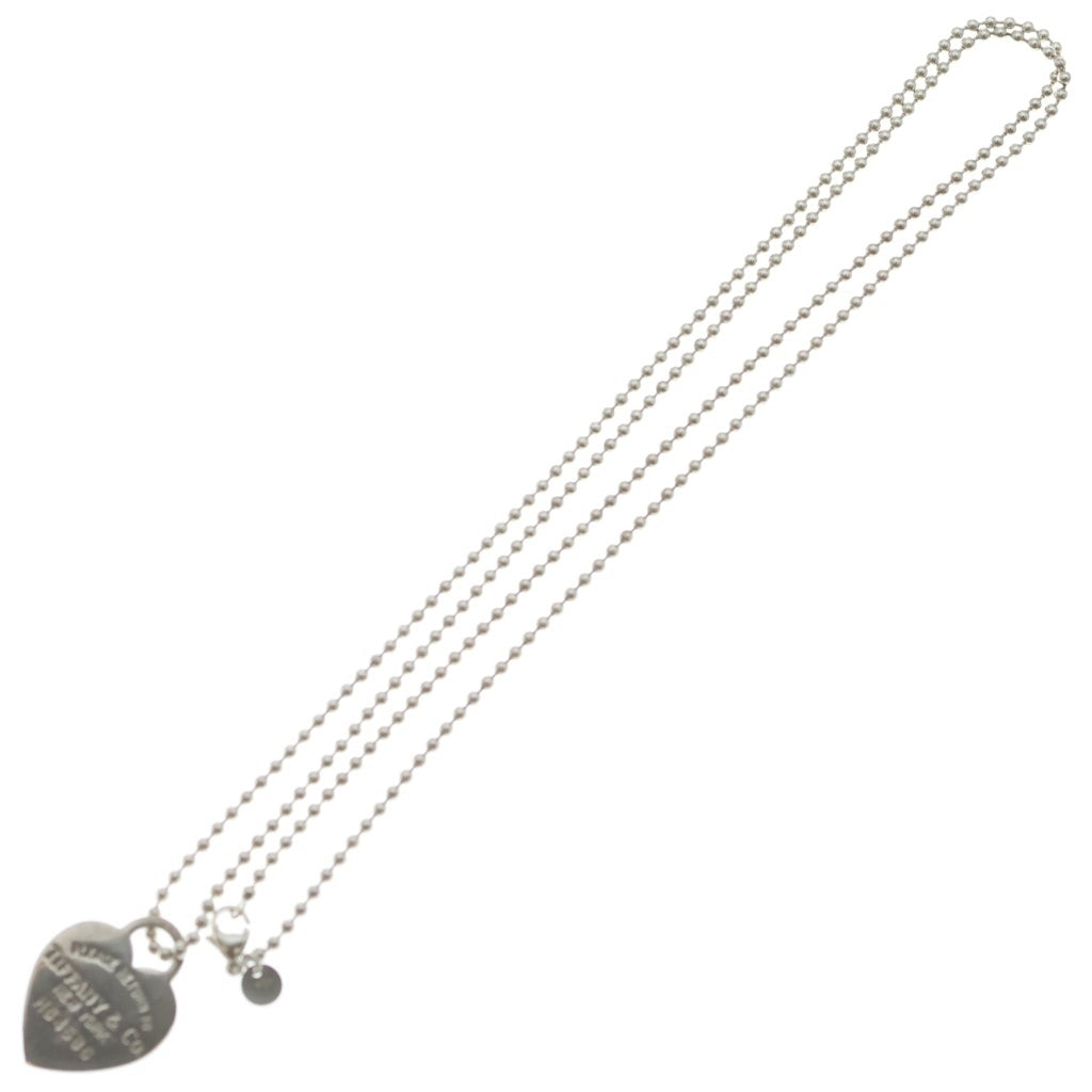 TIFFANY & Co.(ティファニー) リターントゥ ハートタグ ロングボールチェーンネックレス ペンダント シルバー 925