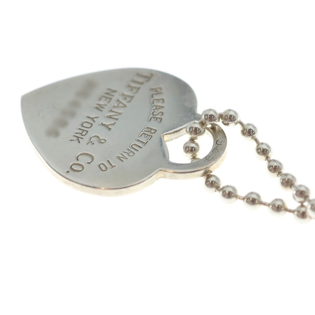 TIFFANY & Co.(ティファニー) リターントゥ ハートタグ ロングボールチェーンネックレス ペンダント シルバー 925