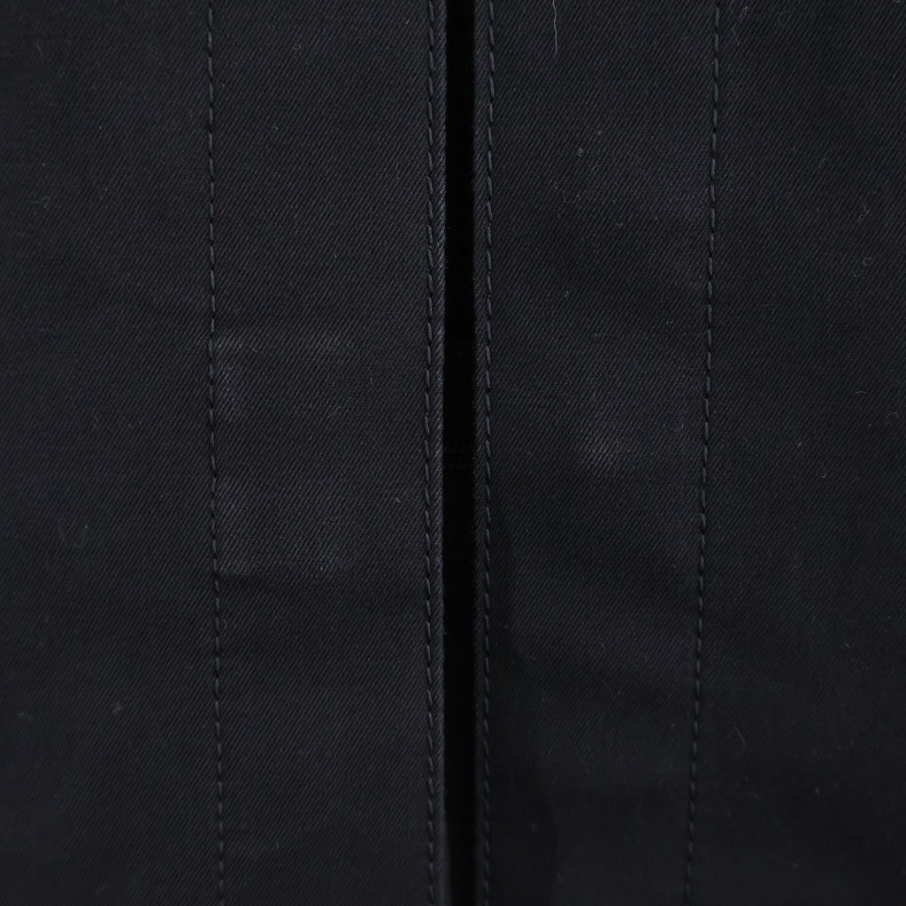 BLACK LABEL CRESTBRIDGE(ブラックレーベルクレストブリッジ) 裏地ノヴァチェック ライナー付き トレンチコート コットン ブラック D1A45-811-09