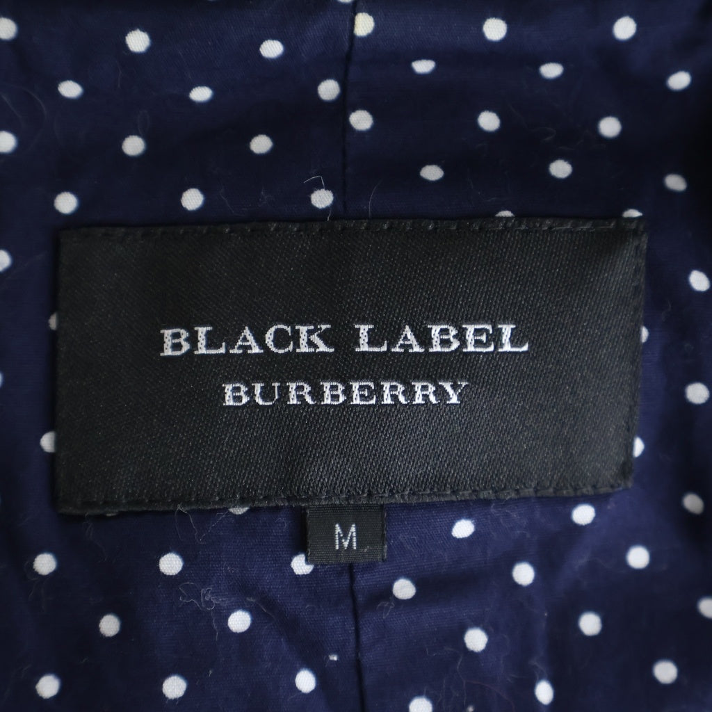 BLACK LABEL CRESTBRIDGE(ブラックレーベルクレストブリッジ) 裏地ドット コットンデニムステンカラーコート ブルー D1F01-107-26