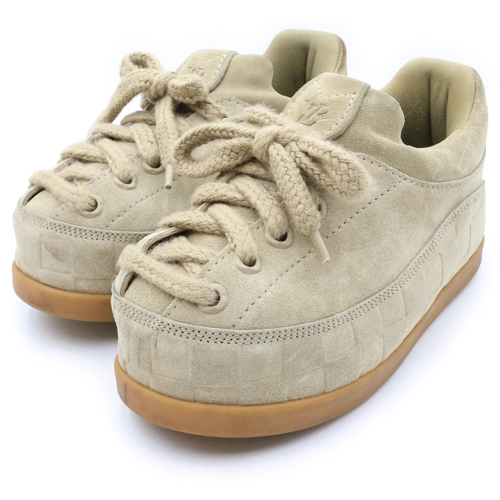 LOUIS VUITTON(ルイヴィトン) ×NIGO LV Yeti Lace Up Shoes イエティ レースアップシューズ ニゴー ダミエ スエード ベージュ 1AIJDZ