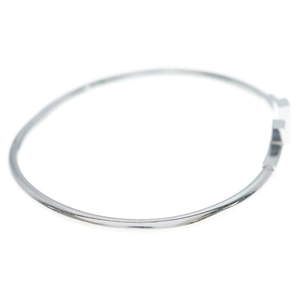 TIFFANY & Co.(ティファニー) Tワイヤー ブレスレット バングル ホワイトゴールド K18WG