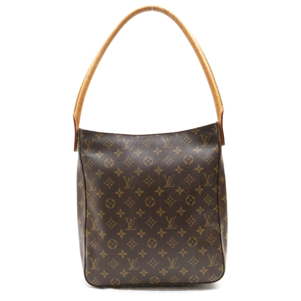 LOUIS VUITTON(ルイヴィトン) ルーピングGM ショルダーバッグ トートバッグ モノグラム PVCレザー ブラウン M51145