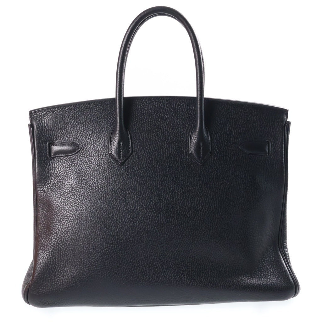 HERMES(エルメス) バーキン 35 ハンドバッグ トゴ □J シルバー金具 ノワール ブラック