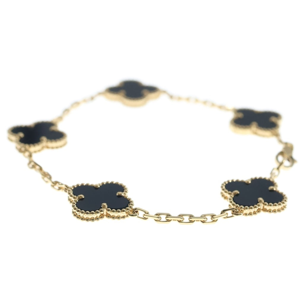 Van Cleef & Arpels(ヴァンクリーフアンドアーペル) ヴィンテージ アルハンブラ 5モチーフ オニキス K18イエローゴールド VCARA41300