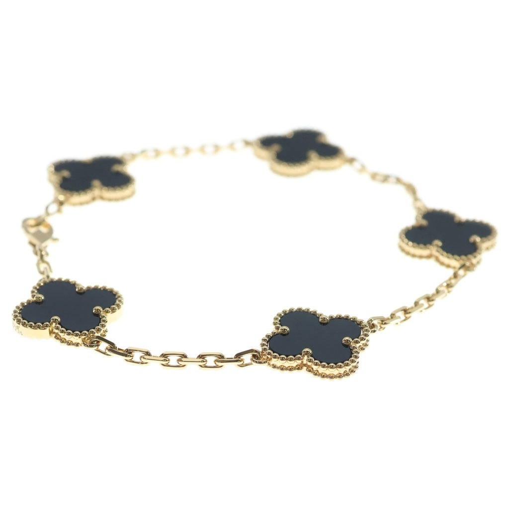 Van Cleef & Arpels(ヴァンクリーフアンドアーペル) ヴィンテージ アルハンブラ 5モチーフ オニキス K18イエローゴールド VCARA41300