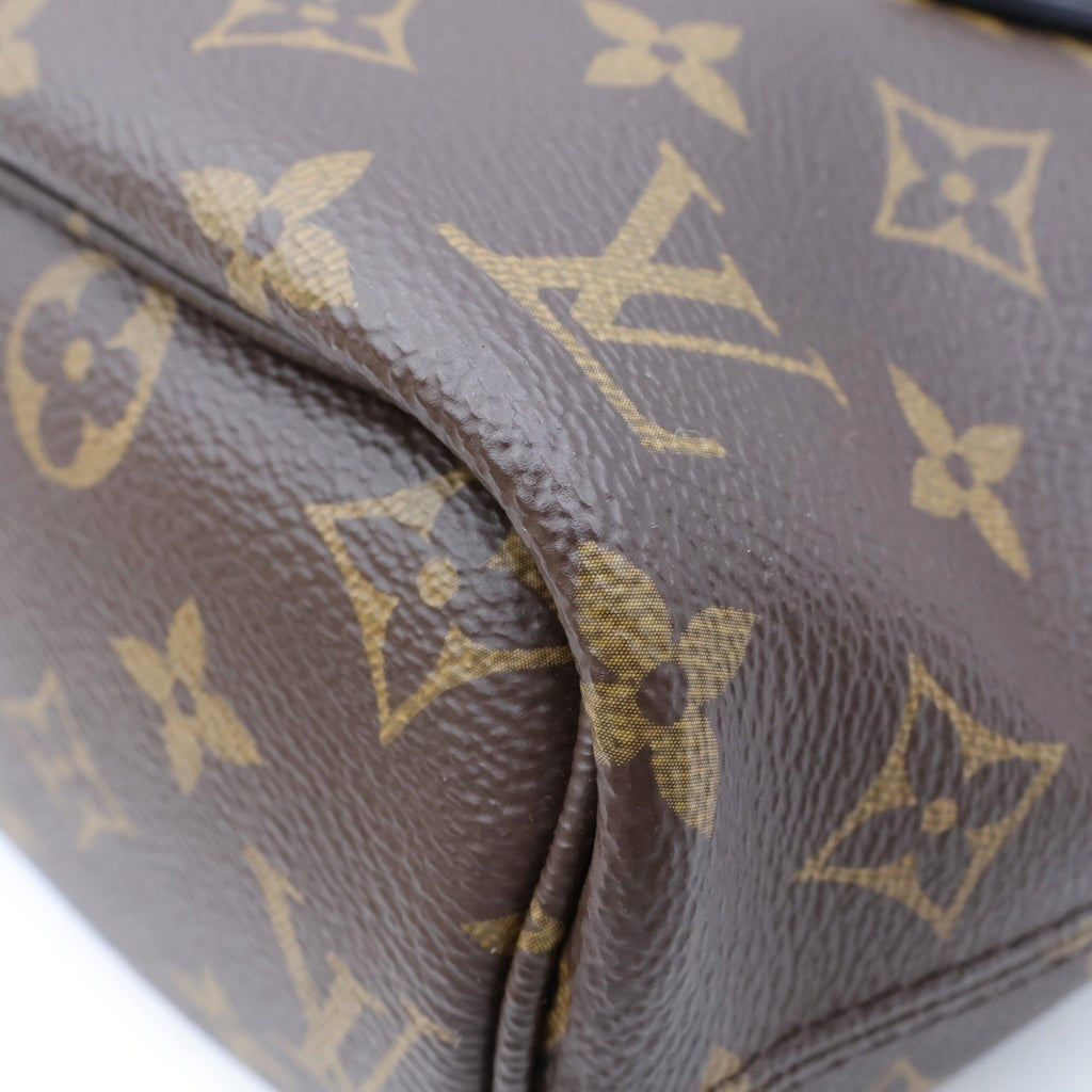 LOUIS VUITTON(ルイヴィトン) モノグラム ネヴァーフルインサイドアウトBB 2WAYハンドバッグ ショルダーバッグ ブラウン×ブラック レザー×PVC M12099 ゴールド金具