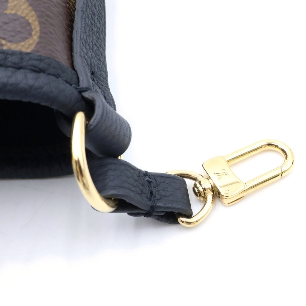 LOUIS VUITTON(ルイヴィトン) モノグラム ネヴァーフルインサイドアウトBB 2WAYハンドバッグ ショルダーバッグ ブラウン×ブラック レザー×PVC M12099 ゴールド金具
