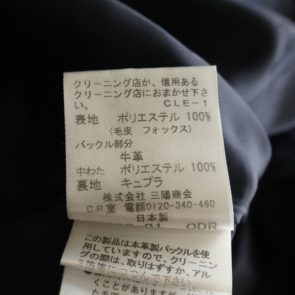 BURBERRY LONDON(バーバリーロンドン) フード ノバチェック ロングダウンジャケット ダウンコート ダークパープル FS354-032-39