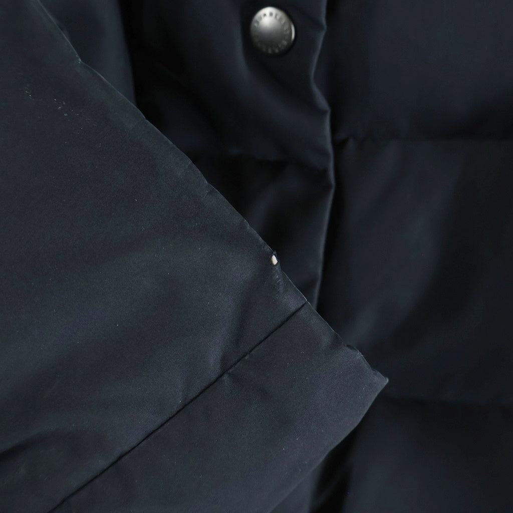 BURBERRY LONDON(バーバリーロンドン) ノバチェック ファーフードダウンジャケット ブラック FC011-826-09