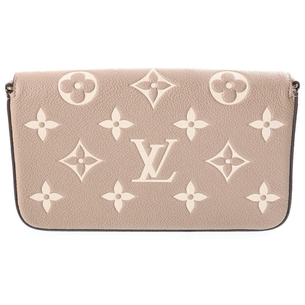 LOUIS VUITTON(ルイヴィトン) モノグラムアンプラント ポシェットフェリシー ショルダーバッグ ベージュ RFID M82610