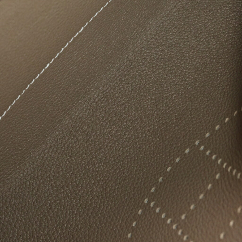HERMES(エルメス) ヴィドポッシュ エトゥープ トゴ ショルダーバッグ シルバー金具 B刻印