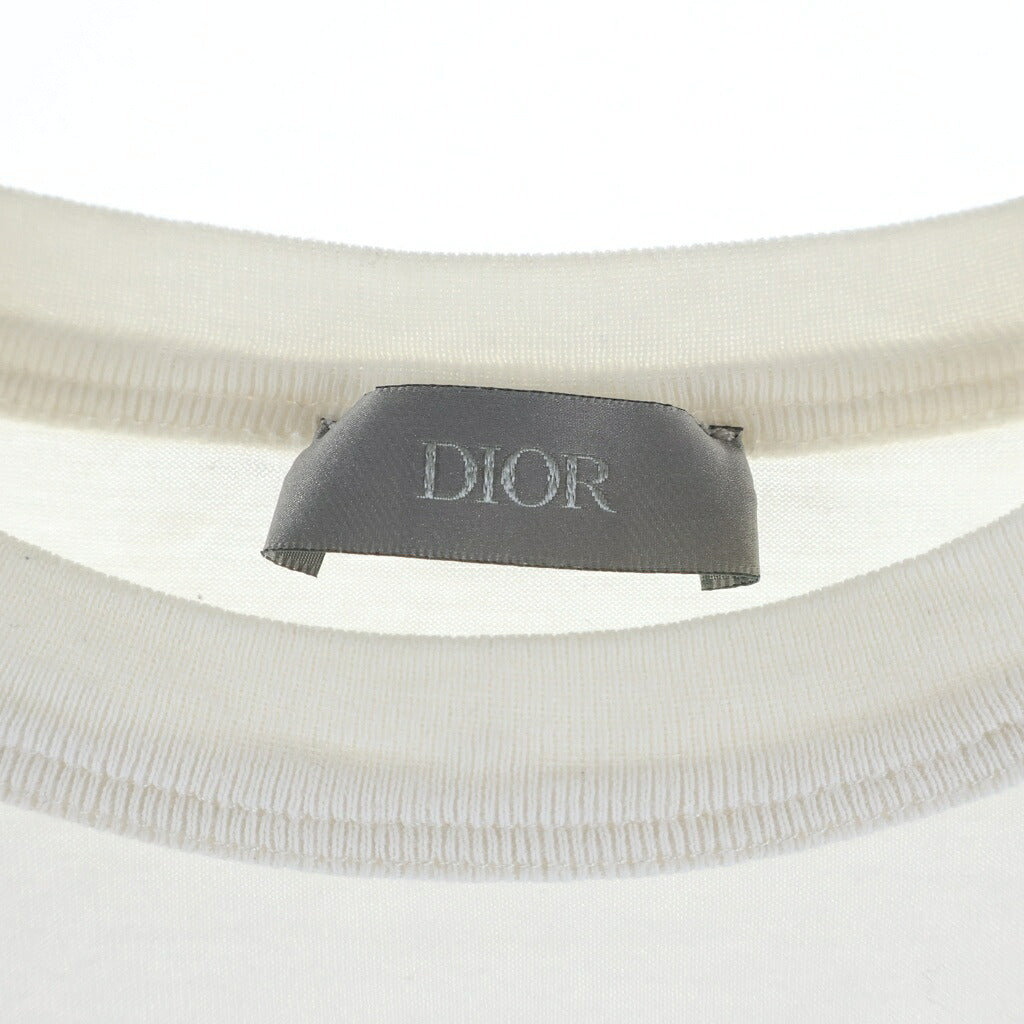 Christian Dior(クリスチャンディオール) アトリエロゴプリント 半袖Tシャツ カットソー ホワイト #XS 043J615A0589