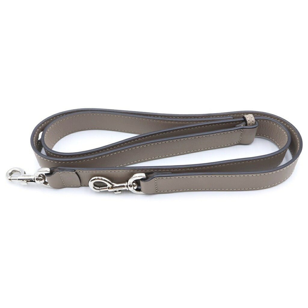 FENDI(フェンディ) バイザウェイ ミディアム レザー 2WAY ハンド ショルダーバッグ シルバー金具 ベージュ 8BL146