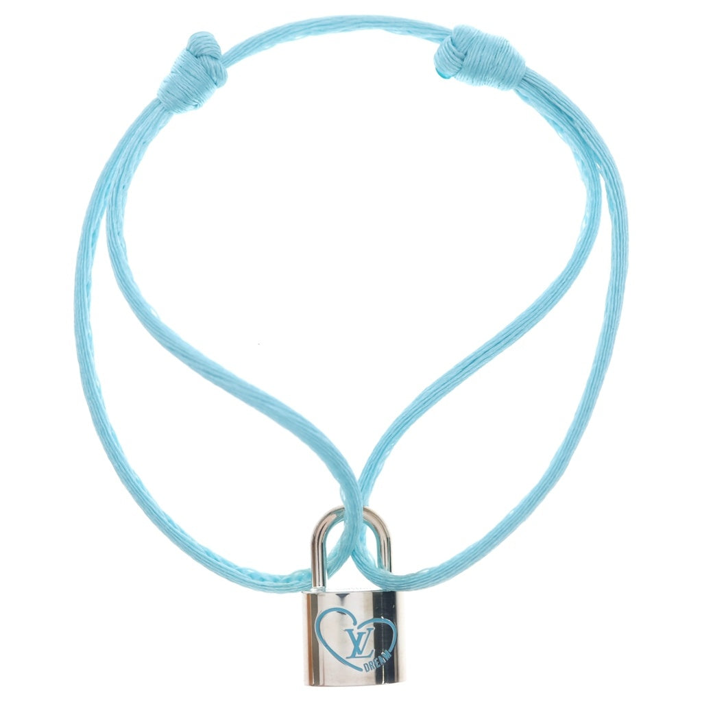 LOUIS VUITTON(ルイヴィトン) コードブレスレット ロックイットハート Ag925 シルバー ブルー QA5314