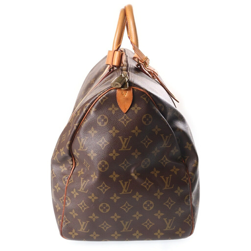 LOUIS VUITTON(ルイヴィトン) モノグラム キーポル55 ハンド ボストンバッグ PVC/レザー ゴールド金具 ブラウン M41424