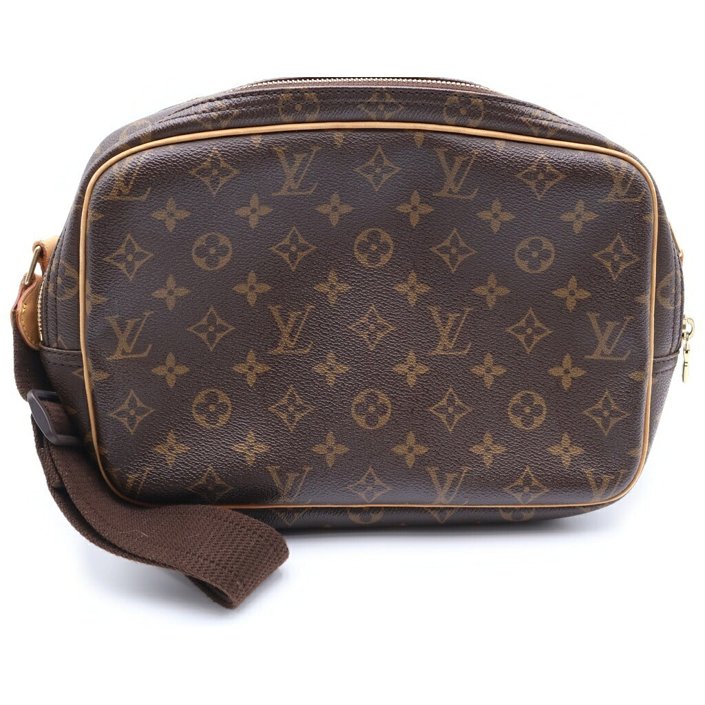 LOUIS VUITTON(ルイヴィトン) モノグラム リポーターPM ショルダーバッグ ブラウン PVCレザー M45254