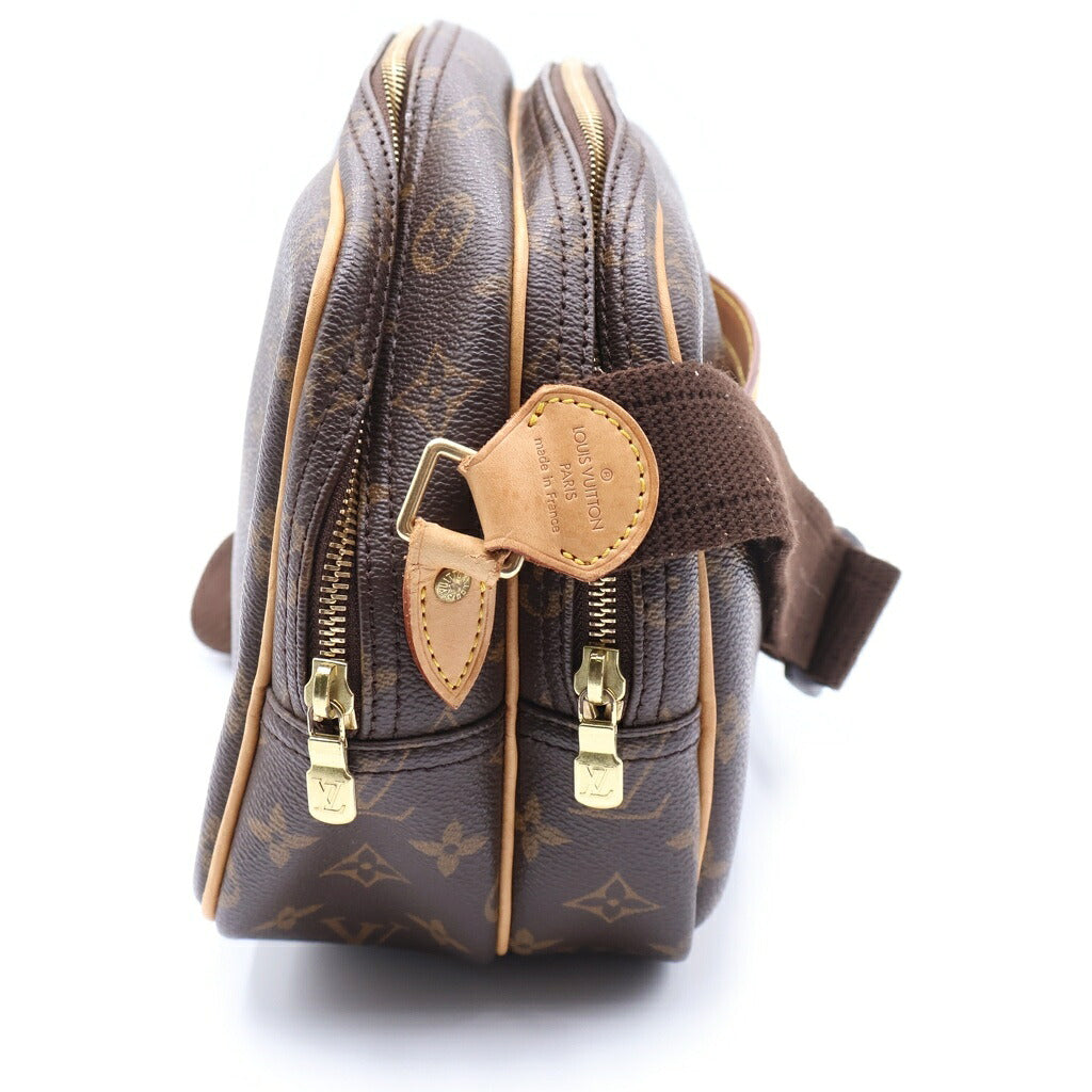 LOUIS VUITTON(ルイヴィトン) モノグラム リポーターPM ショルダーバッグ ブラウン PVCレザー M45254